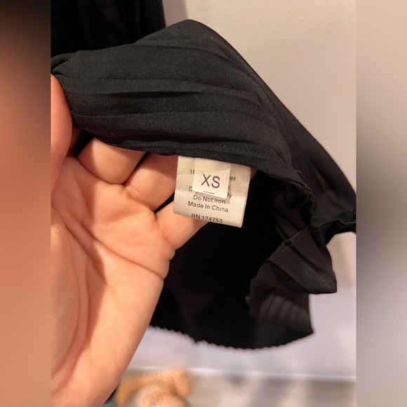 Tome Black Dress Classy Party Size XS new Without Tags - Picture 3 of 6